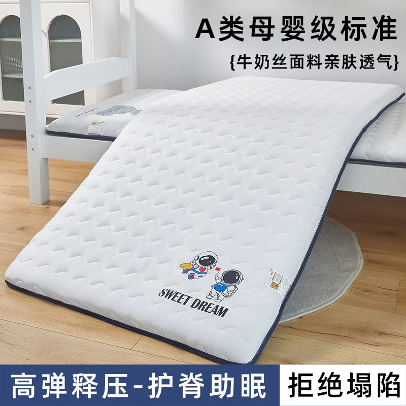 Matelas en latex souple pour usage domestique, tapis de couchage Tatami pour dortoir étudiant, matelas simple en éponge, spécial location, couette.