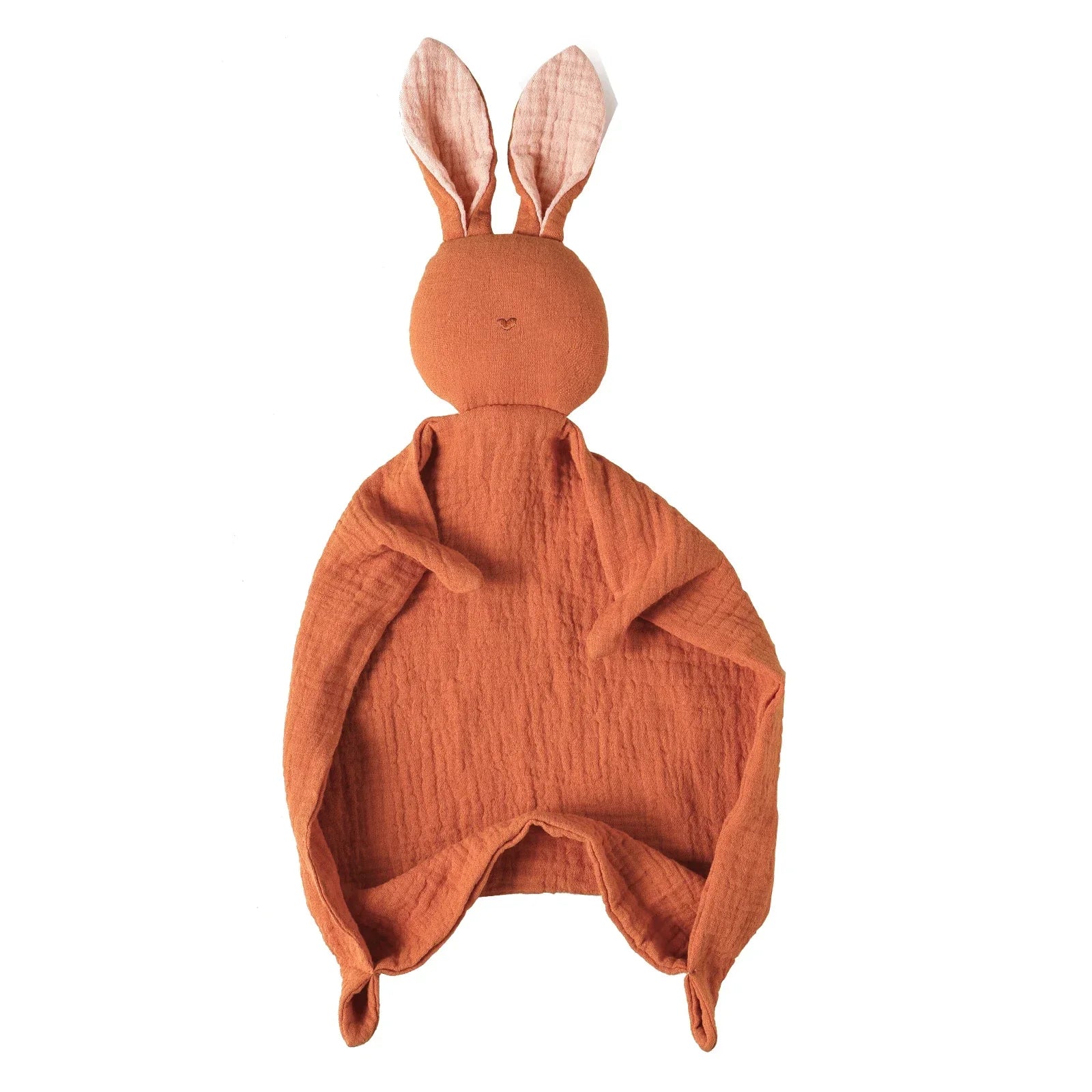 Serviette apaisante pour bébé, 100% mousseline de coton, mouchoir de dessin animé pour bébé, lapin mignon, jouet d'aide au sommeil, poupée apaisante en gaze
