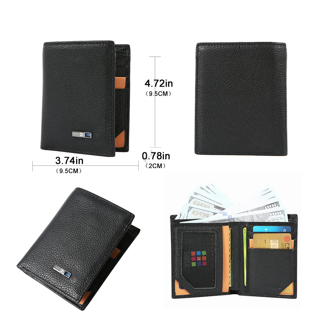 Portefeuille homme gp Tracker pour portefeuille Android et IOS portefeuille intelligent pour Gentleman portefeuille avec Airtag Tracker carte Gadget cadeau