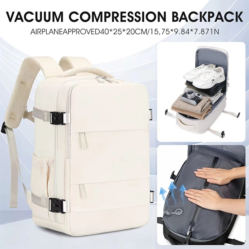Sac de voyage à Compression sous vide, sac d'embarquement professionnel pliable de grande capacité, système de transport et de stockage ultra léger