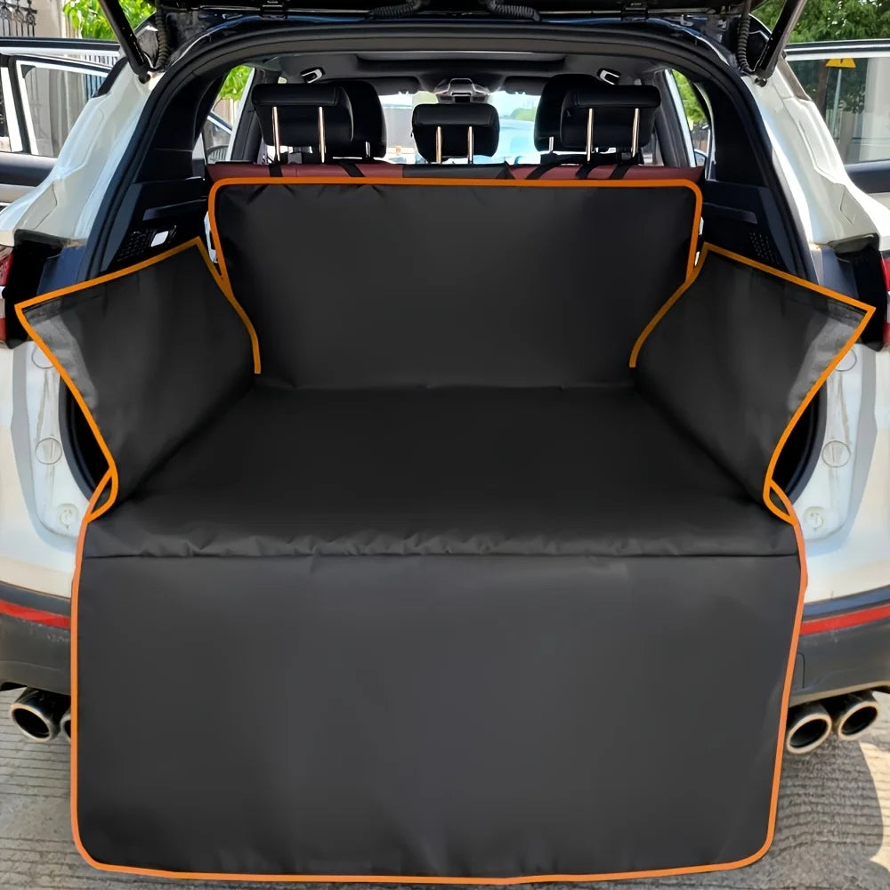 Tapis de coffre de voiture SUV, doublure de chargement pour chiens, imperméable, tissu Oxford 600D, housse de siège de voiture, porte-chien de voyage pour animaux de compagnie