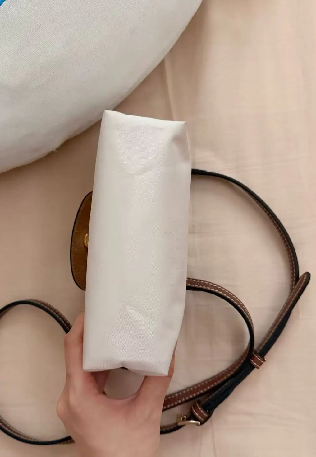 Sac à main classique pour femme, sac bandoulière en nylon, sangle réglable multifonction, grande capacité polyvalente, pliable
