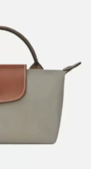 Sac à main classique pour femme, sac bandoulière en nylon, sangle réglable multifonction, grande capacité polyvalente, pliable