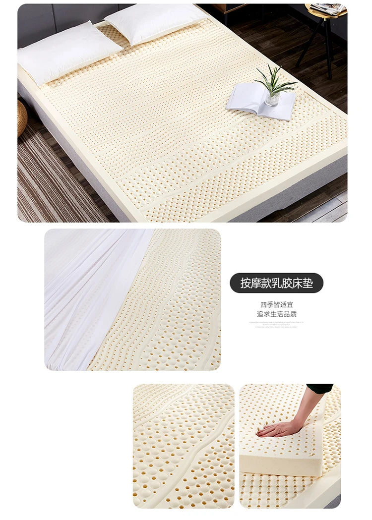 Matelas en Latex group 100% Naturel, Produit de Luxe, Simple, Double, avec Juste