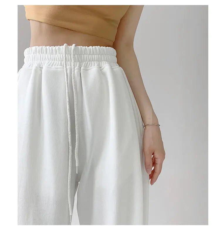 Nouveau Jogging pantalons de survêtement femmes Joggers pantalons de sport mode femme coréen survêtement Pantalon femme