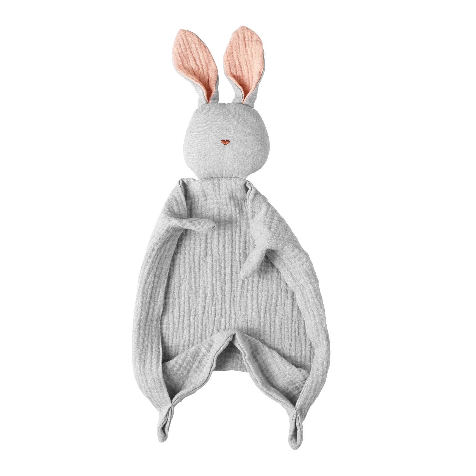 Serviette apaisante pour bébé, 100% mousseline de coton, mouchoir de dessin animé pour bébé, lapin mignon, jouet d'aide au sommeil, poupée apaisante en gaze