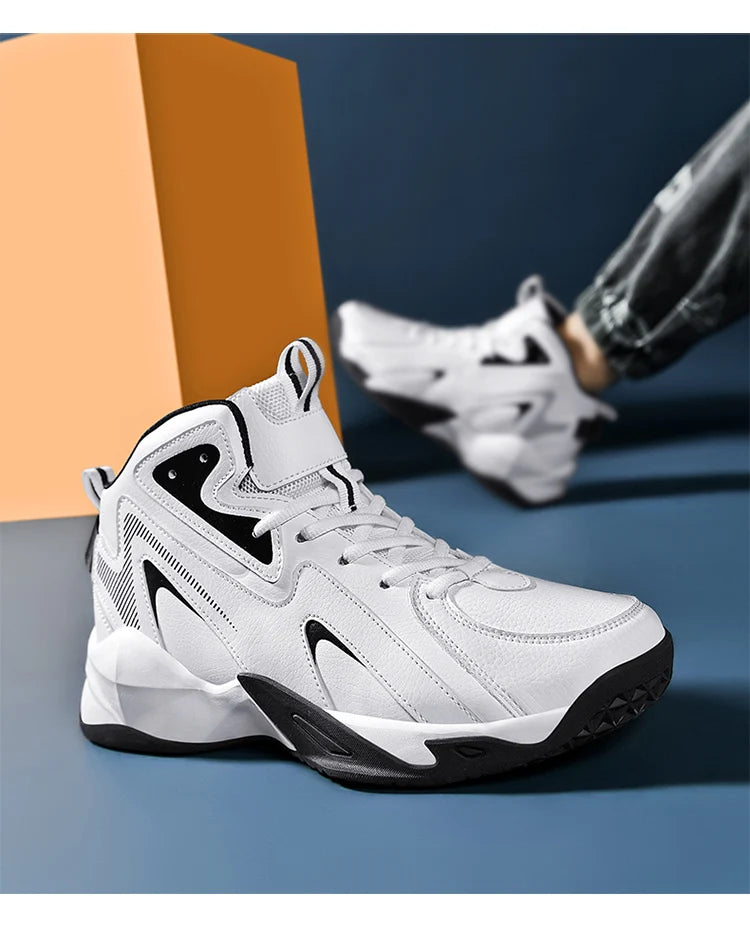 Chaussures de basket-ball quatre saisons, nouvelles, respirantes, légères, antidérapantes, baskets décontractées d'extérieur, chaussures de course à pied tendance pour étudiants