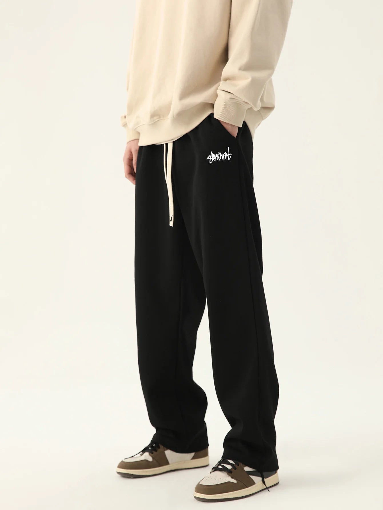 Pantalons de jogging pour hommes pantalons baggy neutres respirants pantalons d'extérieur baggy design de mode pantalons de jogging 2024 nouveaux pantalons de survêtement