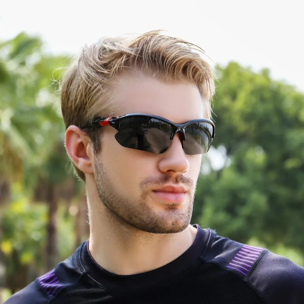 Lunettes de soleil homme sport cyclisme lunettes de soleil lunettes de soleil polarisées pour hommes pêche lunettes de soleil lunettes extérieures légères