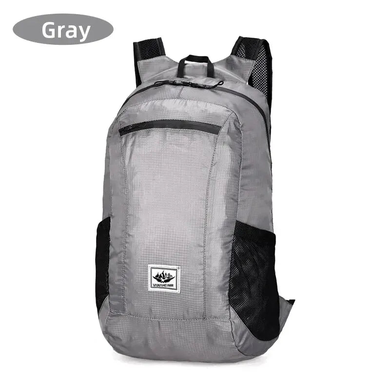 Sac de randonnée en plein air 20L, sac à dos Portable léger pliable, étanche, ultraléger, pour femmes et hommes, voyage, randonnée
