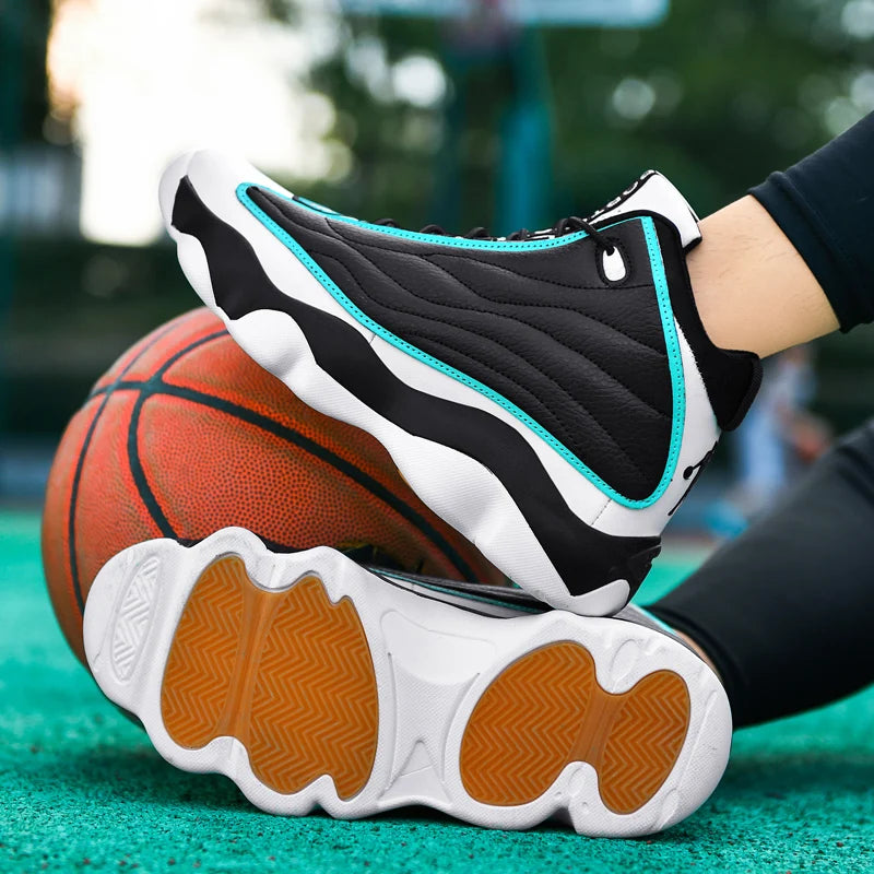Chaussures de basket-ball classiques et pratiques pour sports de plein air décontractés pour hommes, semelle extérieure tendance, douce, confortable, antidérapante et résistante à l'usure