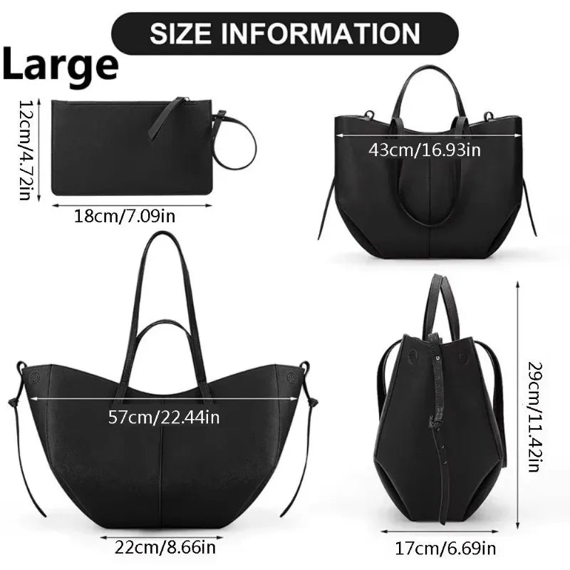 Sac fourre-tout rétro en cuir, nouveau modèle 2026, sac à bandoulière tendance pour femmes, grande capacité et design polyvalent