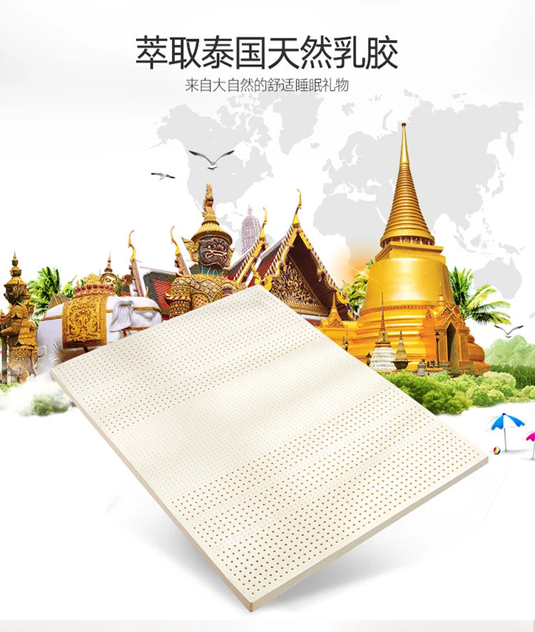 Matelas en Latex group 100% Naturel, Produit de Luxe, Simple, Double, avec Juste