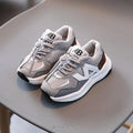 Baskets coordonnantes en cuir non ald pour enfants, chaussures de course, baskets, garçons, filles, enfants, nouveau panier
