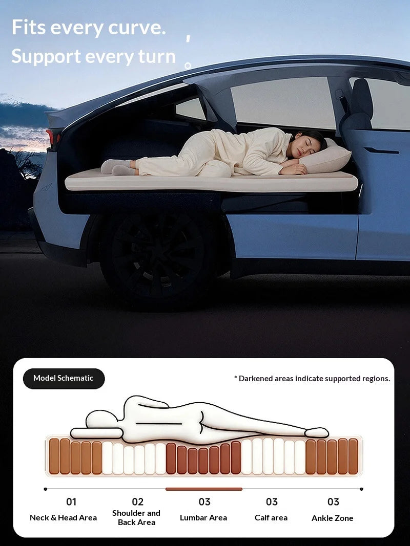 Lohascamping matelas de voyage gonflable d'air de voiture lit universel pour siège arrière tapis multifonctionnel lit de voyage de voiture matelas SUV