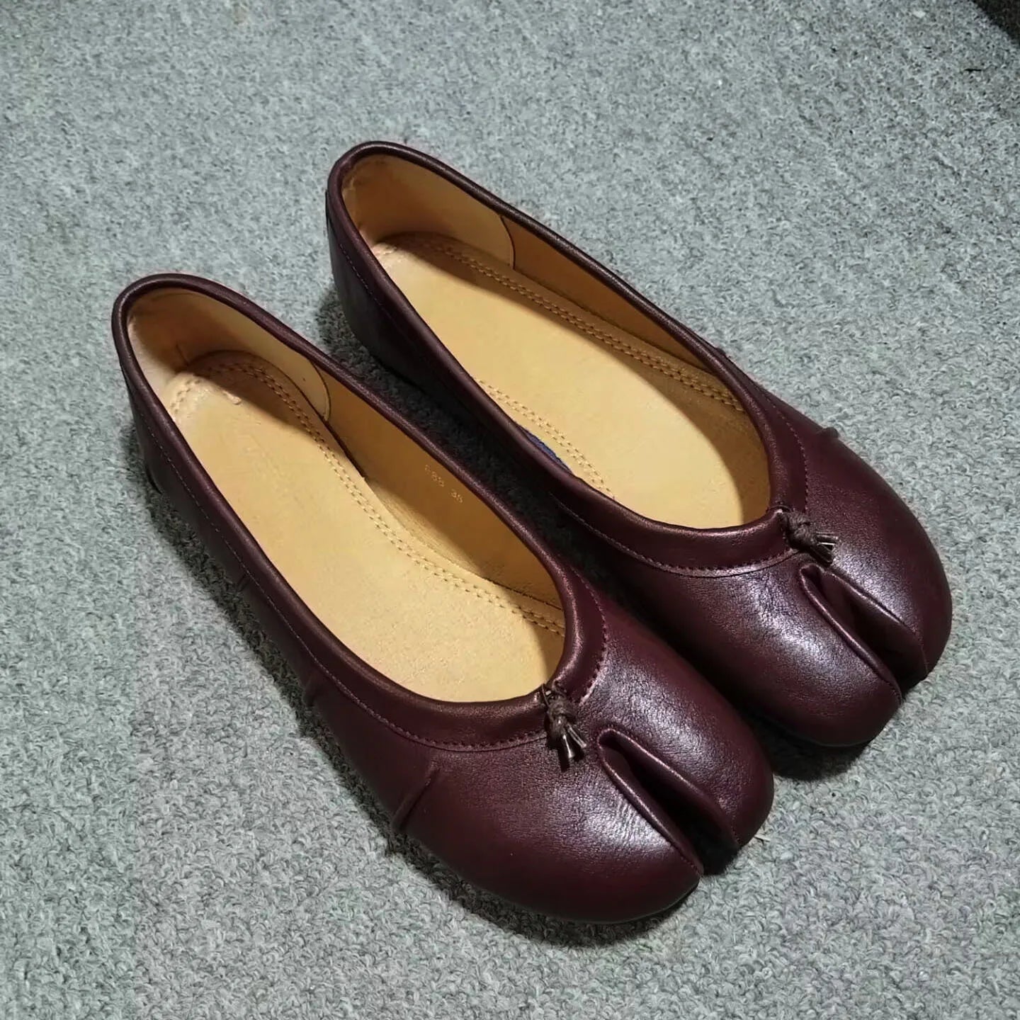 Chaussures de créateur pour femmes, ballerines confortables et tendance, chaussures décontractées à bout fendu pour le printemps, chaussures de danse, baskets, zapatillas
