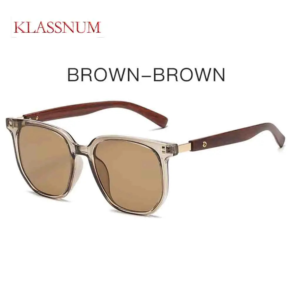 Lunettes de soleil rétro de luxe pour hommes et femmes, monture en bois, lunettes de mode vintage, nuances de macnenbrille