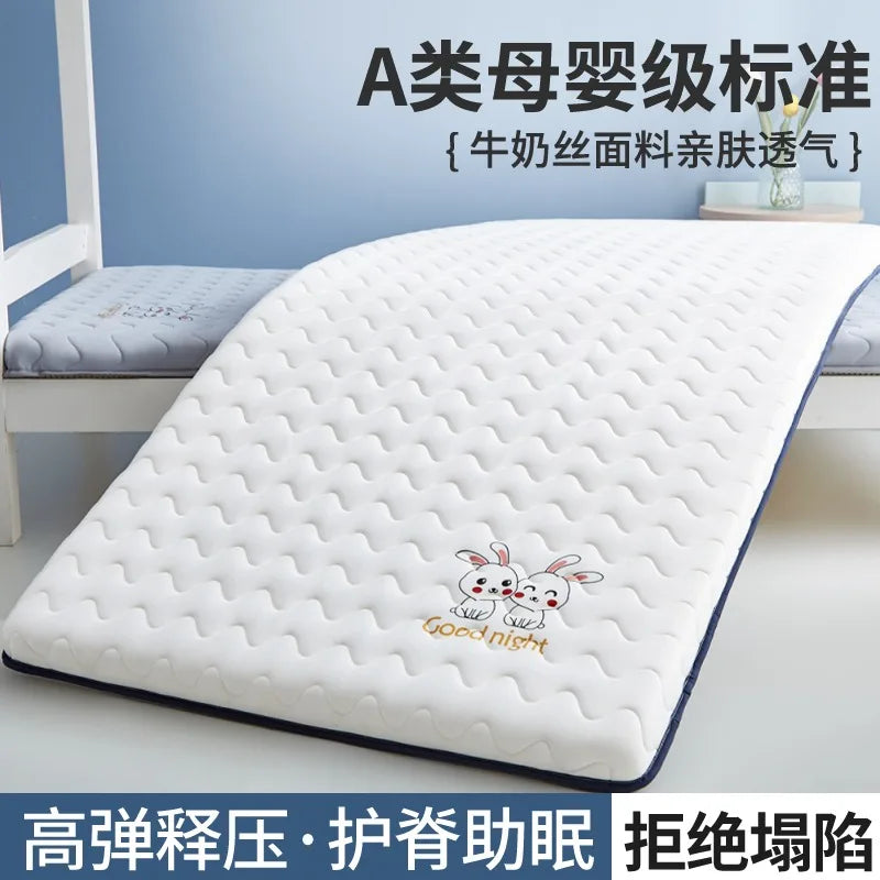 Matelas en latex souple pour usage domestique, tapis de couchage Tatami pour dortoir étudiant, matelas simple en éponge, spécial location, couette.