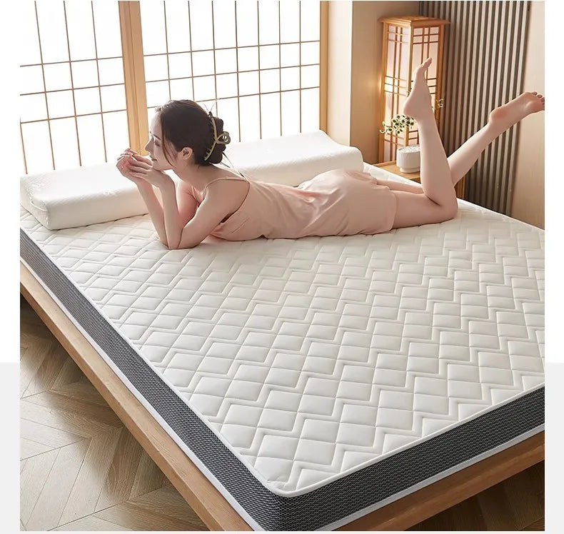 Matelas en latex naturel pour la maison, chambre à coucher, tatami, coussin en coton à mémoire de forme, rembourré, pour location, dortoir d'étudiant, épaissi
