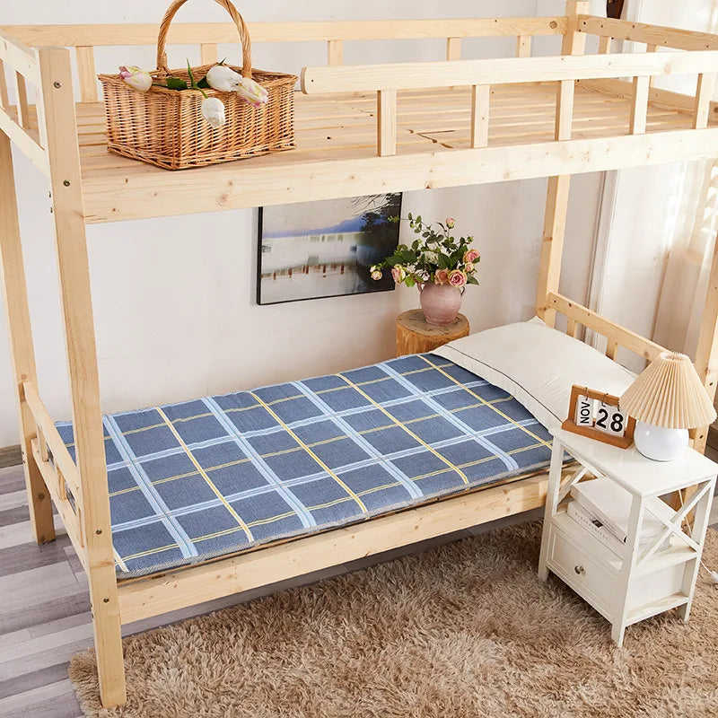 Matelas épais pliable simple pour dortoir, Tatami, coussin doux confortable et respirant