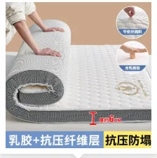 Matelas en latex naturel pour la maison, chambre à coucher, tatami, coussin en coton à mémoire de forme, rembourré, pour location, dortoir d'étudiant, épaissi