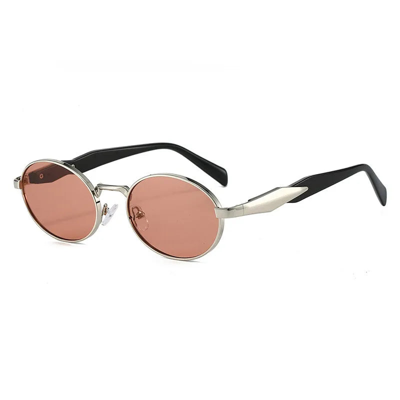 Lunettes de soleil de luxe pour femmes, rétro punk, vacances, sable, fête, 2024, 301161