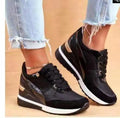 Femmes automne Zapatilla Mujer baskets Chaussures Pour Femmes plate-forme papa Chaussures en plein air décontracté course Chaussures à semelles amples 891
