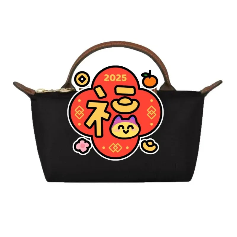 Sac à main en nylon de haute qualité, sac bandoulière, mini porte-monnaie, mini sac pour femme exquis