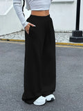 Pantalon de Jogging à cordon de serrage pour femmes, décontracté et confortable avec poches, pantalon de sport taille moyenne, adapté à toutes les saisons