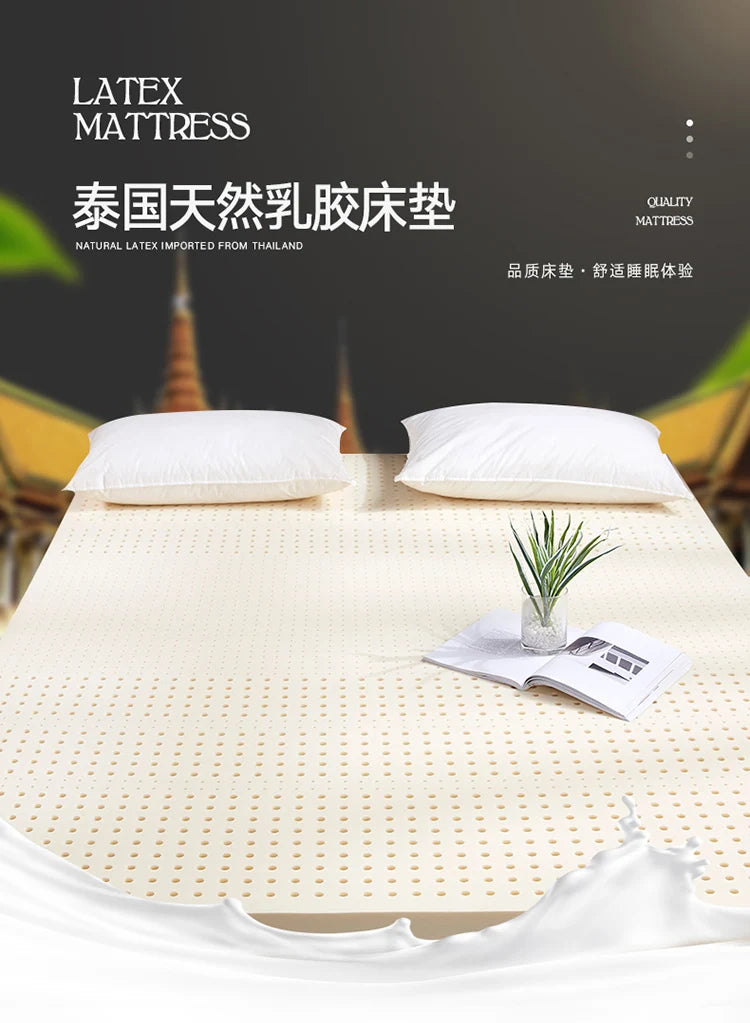 Matelas en Latex group 100% Naturel, Produit de Luxe, Simple, Double, avec Juste
