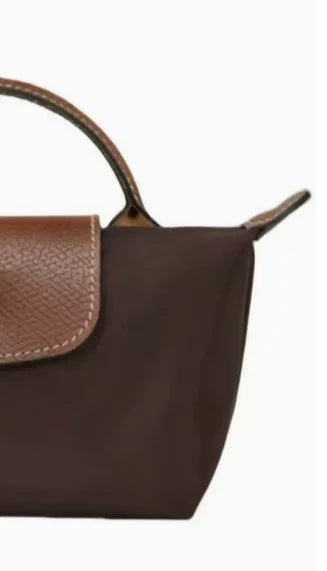 Sac à main classique pour femme, sac bandoulière en nylon, sangle réglable multifonction, grande capacité polyvalente, pliable