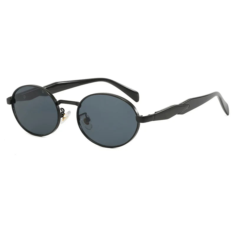 Lunettes de soleil de luxe pour femmes, rétro punk, vacances, sable, fête, 2024, 301161