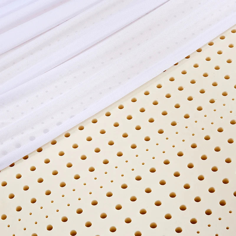 Matelas en latex naturel thaïlandais avec housse, 100% caoutchouc pur, lit de 1.8m, 1.5m d'épaisseur, coussin de dortoir à domicile, virus