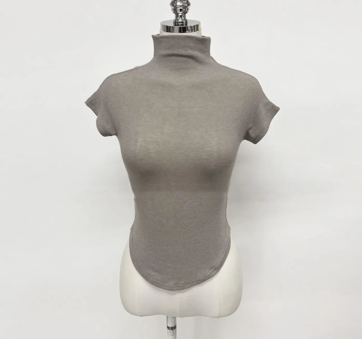 T-Shirt femmes basique décontracté été T-Shirt col rond Femme vêtements Sexy poitrine basse voir à travers doux mince hauts T-Shirt Femme 2026