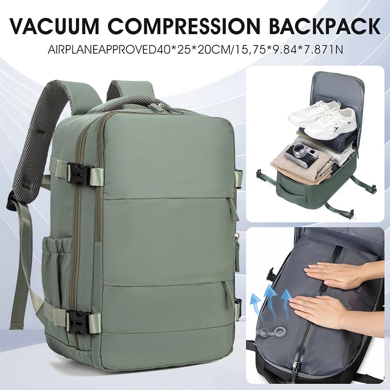 Sac de voyage à Compression sous vide, sac d'embarquement professionnel pliable de grande capacité, système de transport et de stockage ultra léger