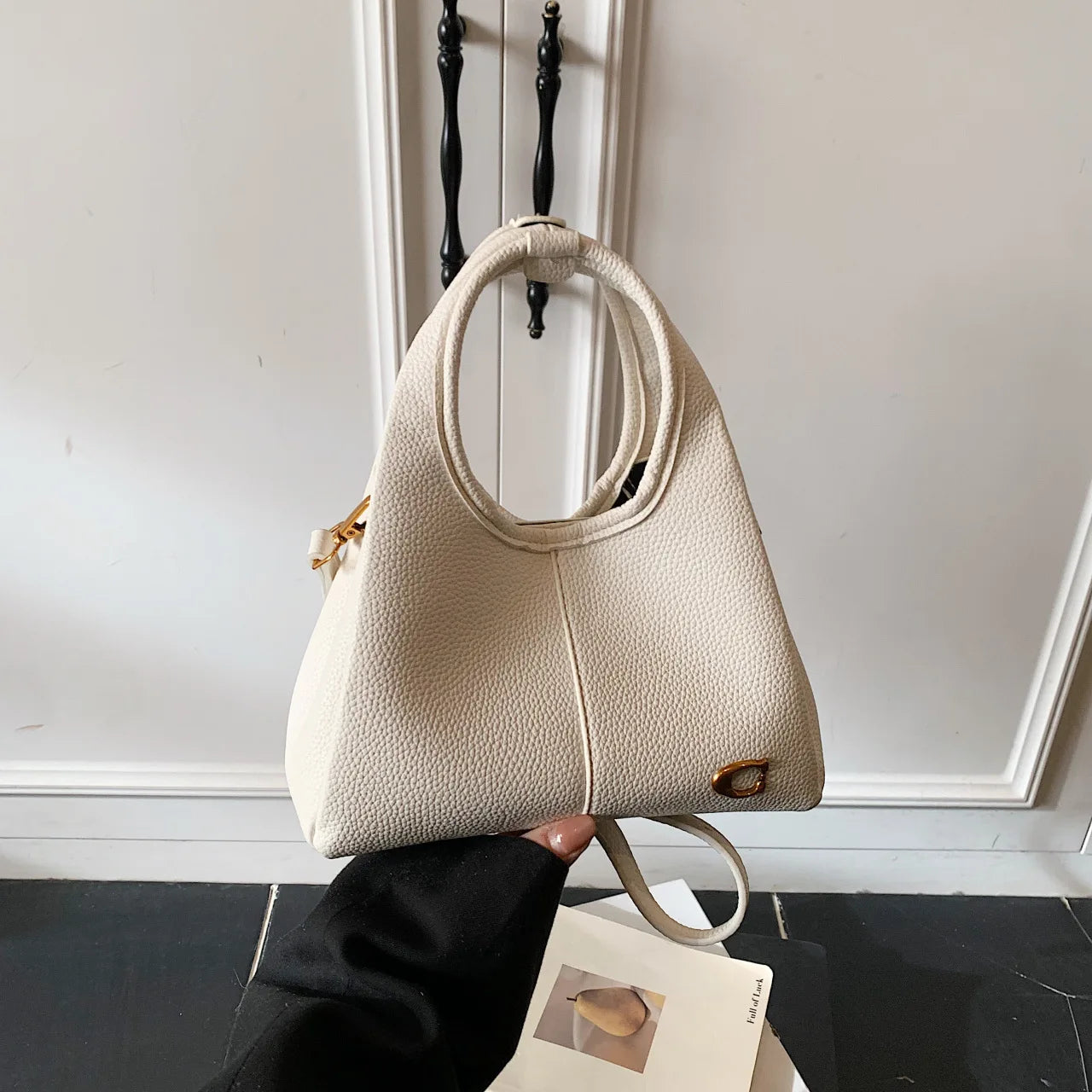 Sac seau en daim style coréen pour femme, sac à bandoulière décontracté, nouvelle collection printemps 2026