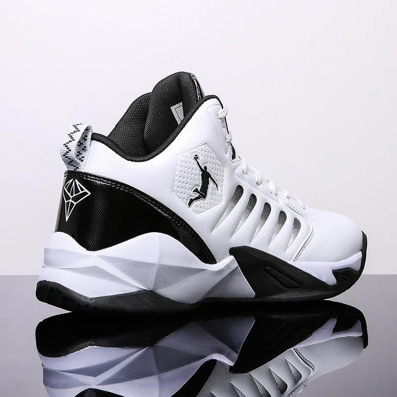 Baskets en cuir de marque pour hommes, chaussures de Basket-ball confortables, légères et antidérapantes, panier d'entraînement, bottes de basket-ball imperméables