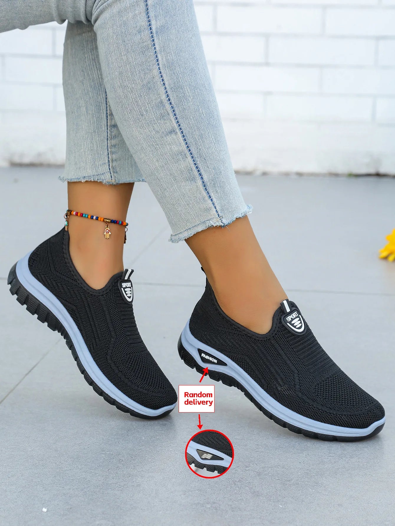 Chaussures décontractées respirantes et tendance pour femme 2026 – Baskets basses en maille aérée à talon plat et semelle souple, confortables pour maman