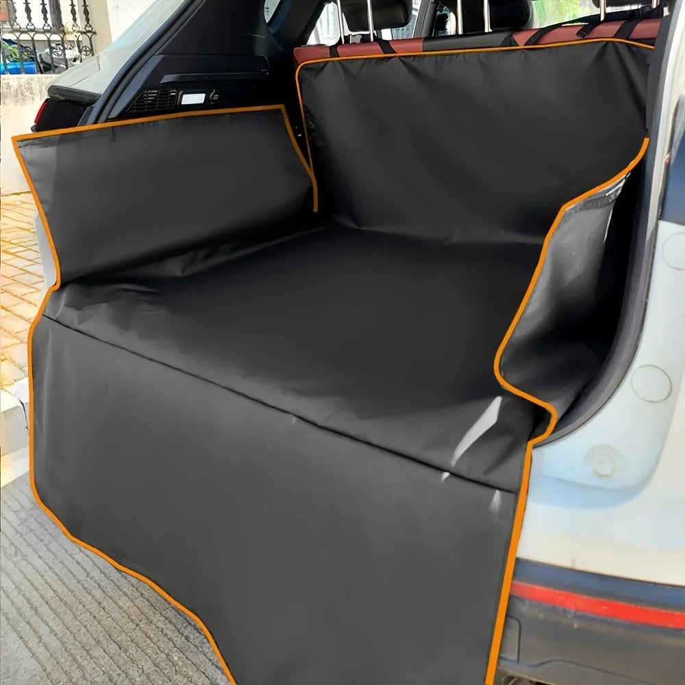 Tapis de coffre de voiture SUV, doublure de chargement pour chiens, imperméable, tissu Oxford 600D, housse de siège de voiture, porte-chien de voyage pour animaux de compagnie