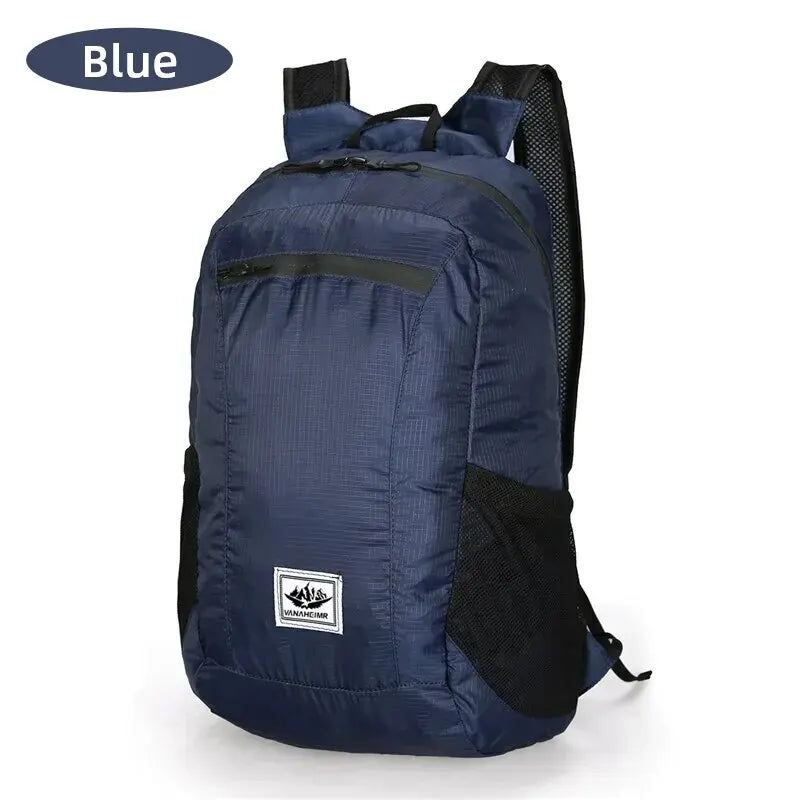 Sac de randonnée en plein air 20L, sac à dos Portable léger pliable, étanche, ultraléger, pour femmes et hommes, voyage, randonnée