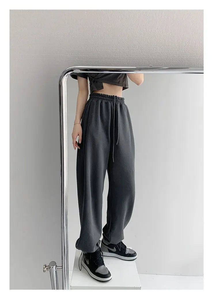 Nouveau Jogging pantalons de survêtement femmes Joggers pantalons de sport mode femme coréen survêtement Pantalon femme