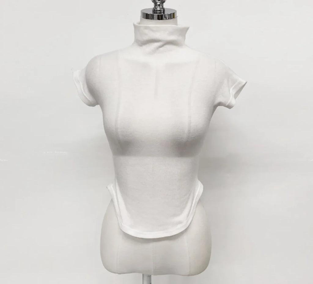 T-Shirt femmes basique décontracté été T-Shirt col rond Femme vêtements Sexy poitrine basse voir à travers doux mince hauts T-Shirt Femme 2026