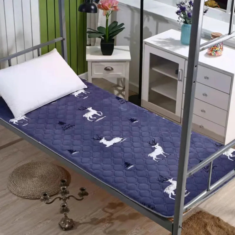 Matelas épais pliable simple pour dortoir, Tatami, coussin doux confortable et respirant