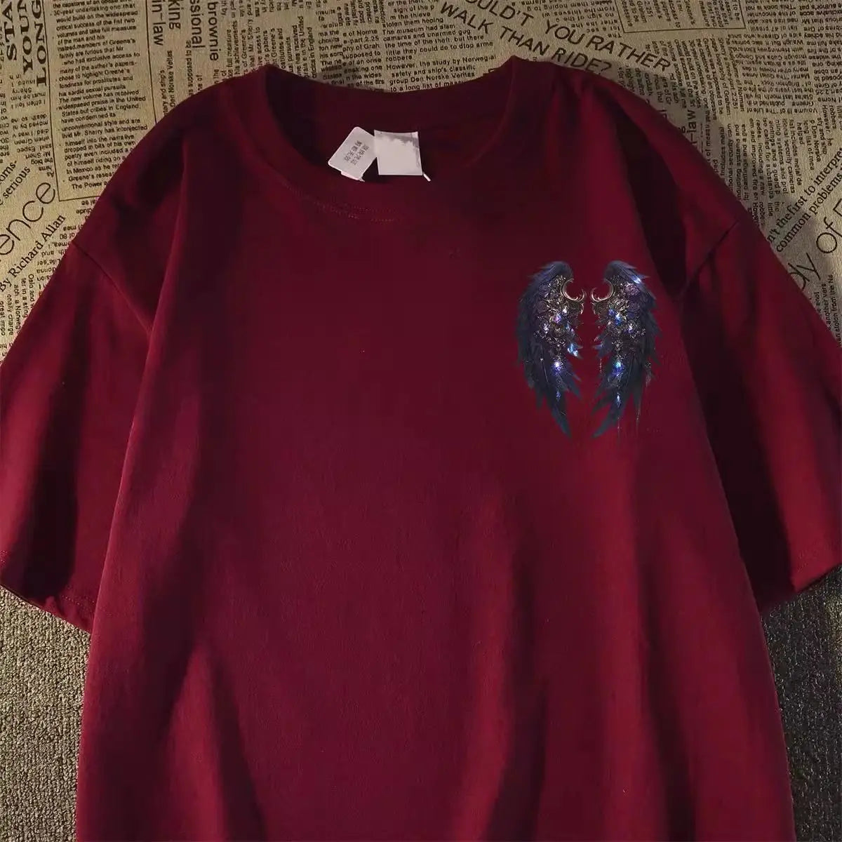 T-shirt à manches courtes pour femmes, pulls esthétiques élégants, t-shirt coréen, graphique en coton, vêtements d'été, mode décontractée