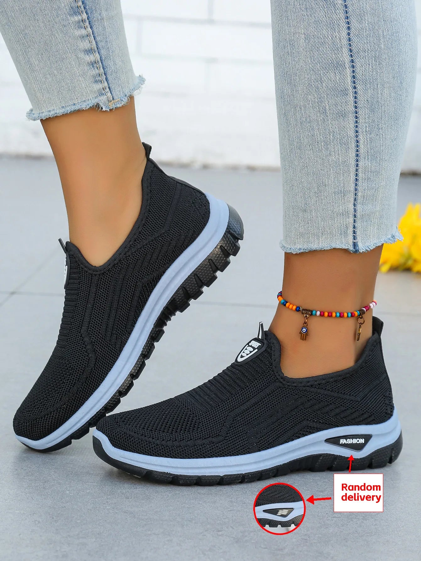 Chaussures décontractées respirantes et tendance pour femme 2026 – Baskets basses en maille aérée à talon plat et semelle souple, confortables pour maman