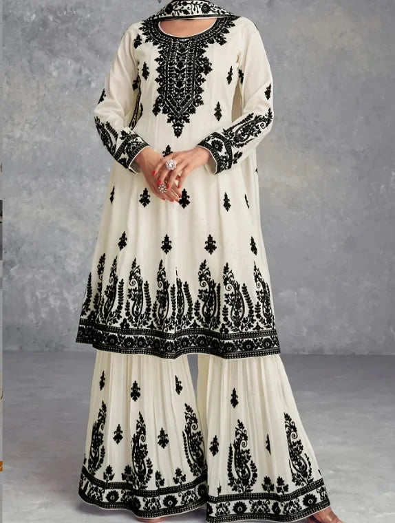 Musulman 2 pièces Ensemble femmes imprimer Blouse dubaï inde haut pantalon à jambes larges costume Maroc Musulman Ensemble décontracté Femme tenues arabes