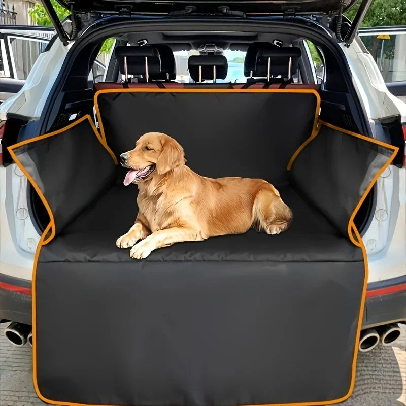 Tapis de coffre de voiture SUV, doublure de chargement pour chiens, imperméable, tissu Oxford 600D, housse de siège de voiture, porte-chien de voyage pour animaux de compagnie