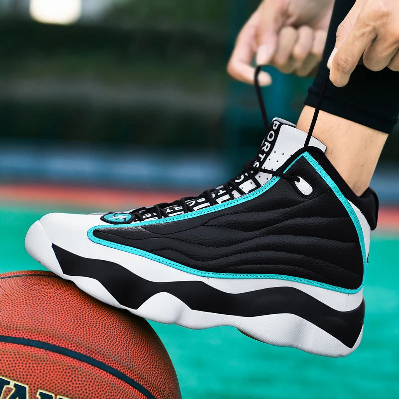 Chaussures de basket-ball classiques et pratiques pour sports de plein air décontractés pour hommes, semelle extérieure tendance, douce, confortable, antidérapante et résistante à l'usure