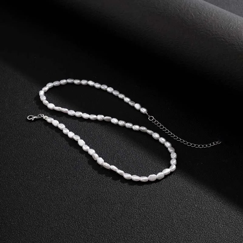 Collier ras du cou en Imitation de perles pour femmes, nouvelle mode, Vintage, élégant, tempérament perlé, bijoux de fête de mariage