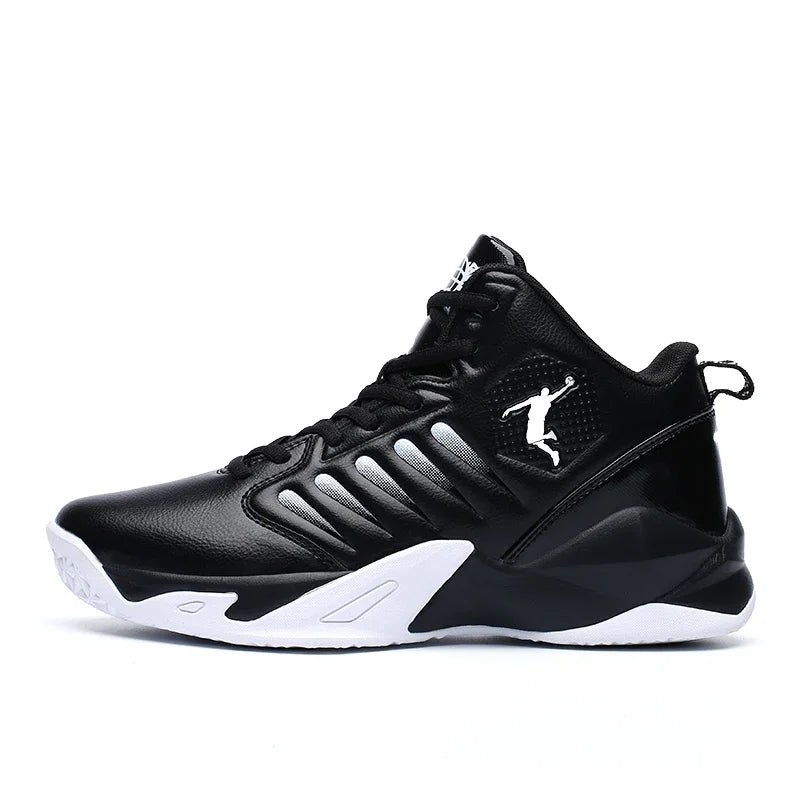 Baskets en cuir de marque pour hommes, chaussures de Basket-ball confortables, légères et antidérapantes, panier d'entraînement, bottes de basket-ball imperméables
